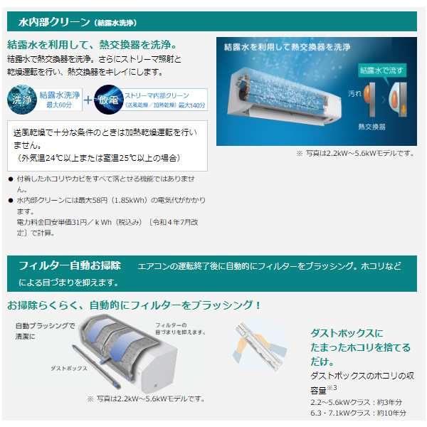 あす楽対応】 S223ATCS-W DAIKIN ダイキン CXシリーズ エアコン 2.2kW 主に6畳用 ホワイト 時間指定不可 