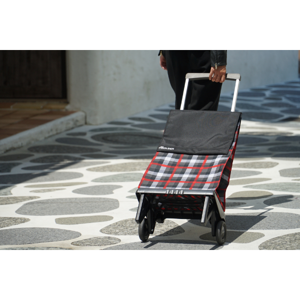 ショッピングカート ROLSER ロルサー 折り畳み キャリーカート BABY JOY PLEGAMATIC プレガマティック 40L スコティッシュBK 軽い おしゃれ_7