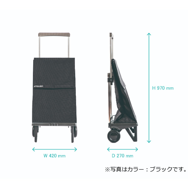 ショッピングカート ROLSER　ロルサー 折り畳み キャリーカート BABY JOY PLEGAMATIC プレガマティック 40L スター 軽い おしゃれ ブラック_4