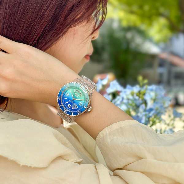 在庫あり ICE WATCH アイスウォッチ 腕時計 ICE clear sunset MEDIUM