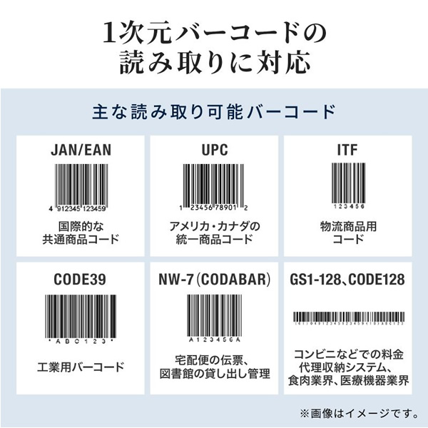 2.4Gワイヤレス1次元バーコードリーダー サンワサプライ BCR-WL1D1BK_4