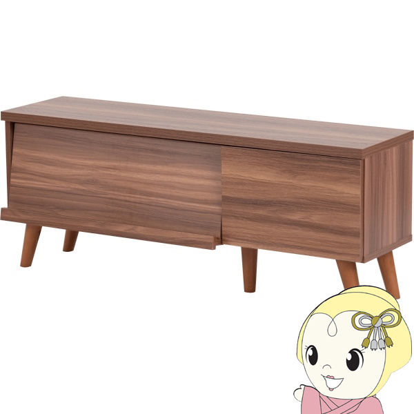 テレビボード 収納 ローボード テレビ台 北欧 リビングボード おしゃれ ディスプレイラック ブラウン サイドボード モダン 脚付き TVラックの通販は