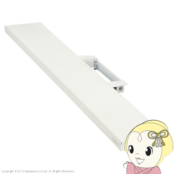 WALLインテリアテレビスタンドV2・V3・V5・S1対応サウンドバー棚板 Lサイズ 幅118cm サテンホワイト スピーカー用 シアターバー用