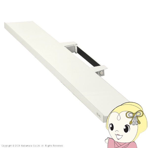 WALLインテリアテレビスタンドV4・PRO対応 サウンドバー棚板 Lサイズ 幅118cm サテンホワイト スピーカー用 シアターバー用
