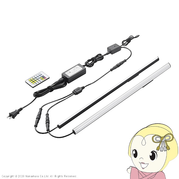 WALLインテリアテレビスタンドV2・V3・V4・V5・S1対応 LED間接照明 ロータイプ用 リモコン付 シアターライト 調光 調色の通販は