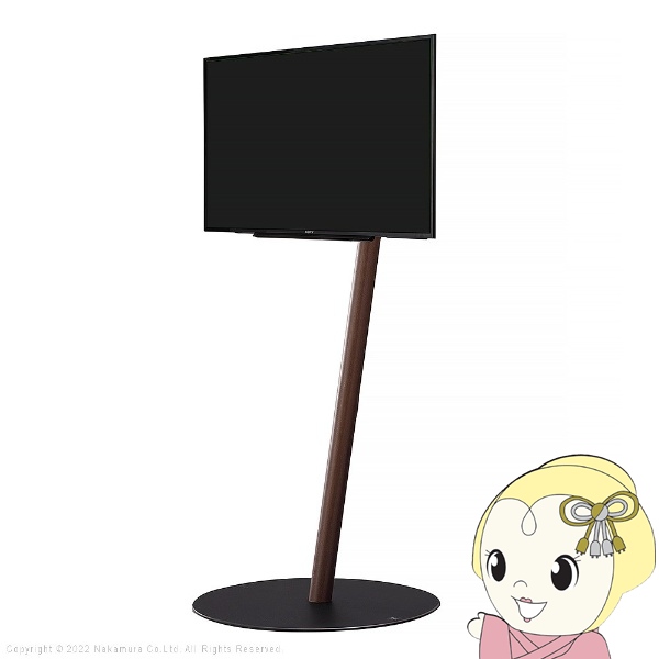 テレビ台 WALLインテリアテレビスタンドA2 ハイタイプ フラットベース 24〜55v対応 小型 自立型 EQUALS イコールズ ウォールナット