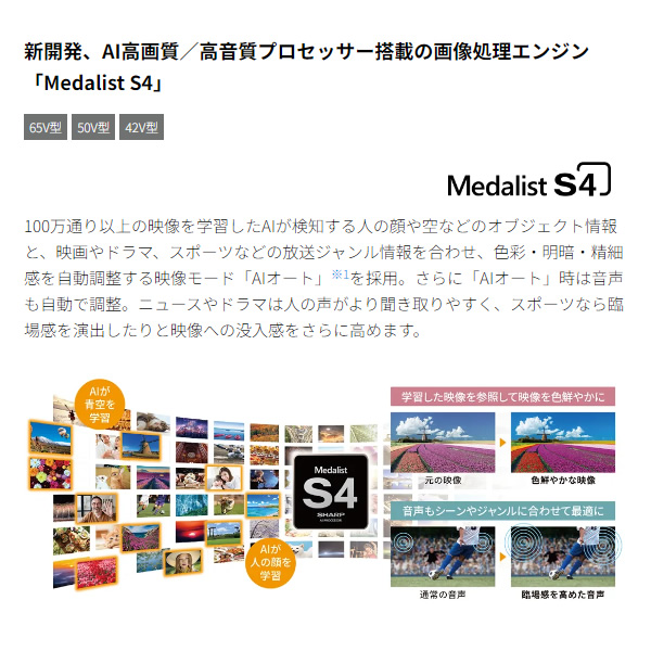 [予約]SHARP シャープ 4K 液晶テレビ AQUOS FL1ライン [42インチ] 4T-C42FL1_1