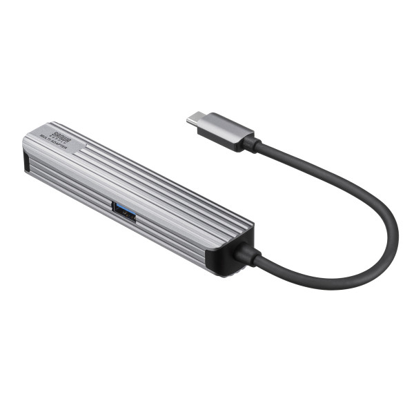 USB Type-Cマルチ変換アダプタ HDMIポート＋LANポート付きケーブル15cm サンワサプライ USB-3TCHLP7S_8