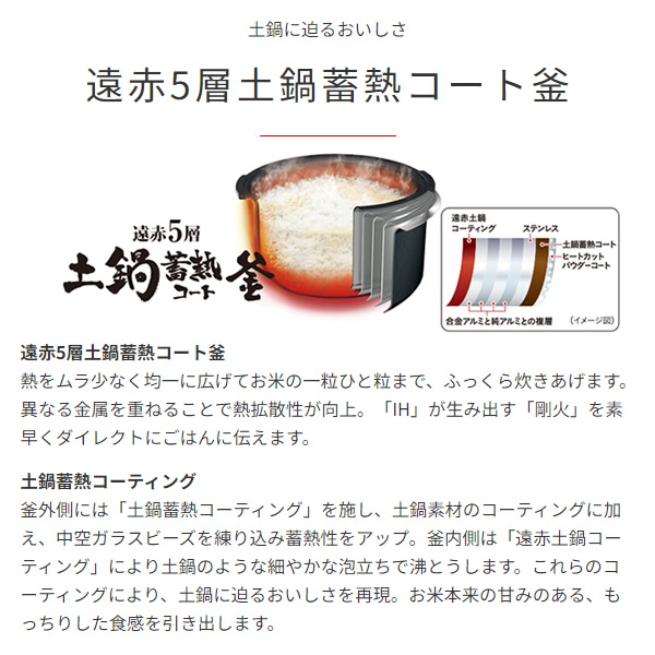 炊飯器 タイガー Tiger 圧力IHジャー炊飯器 5.5合炊き 炊きたて ブルーブラック JPI-Y100-KY_1