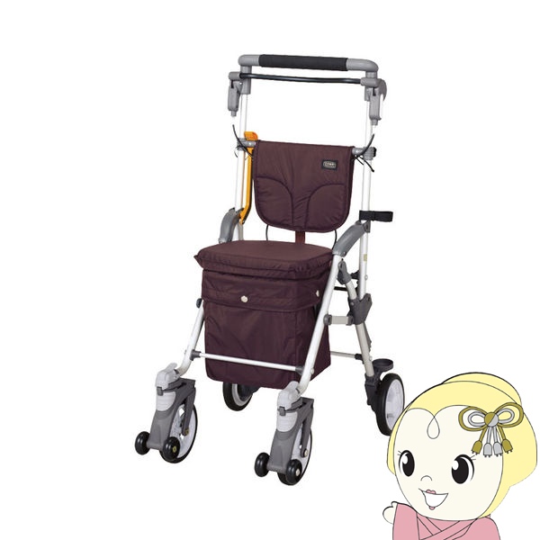 シルバーカー マキテック スルーンボックスN ブラウン おしゃれ カバー 軽量 ギフト ショッピングカート  CB-10BRの通販は