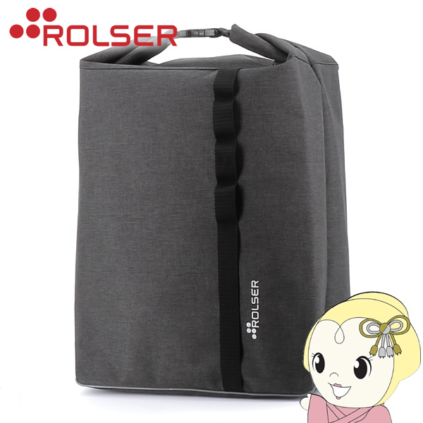 ROLSER  ロルサー NS ROLL TOP BAG ロールトップバッグ ツイードBK ブラック  RS-10RT