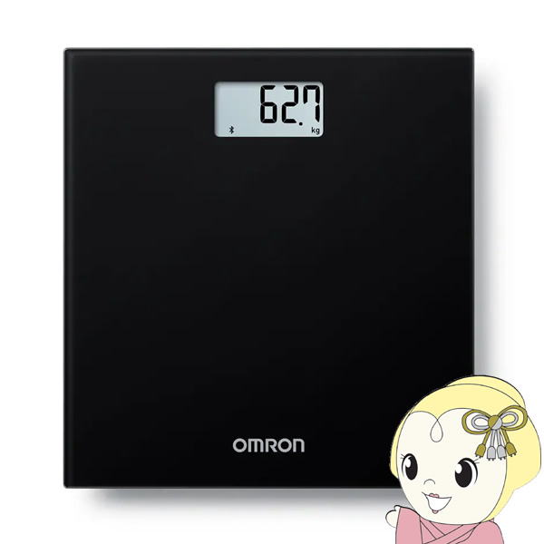 体重計 OMRON オムロン ブラック HN-300T2-JBKの通販は