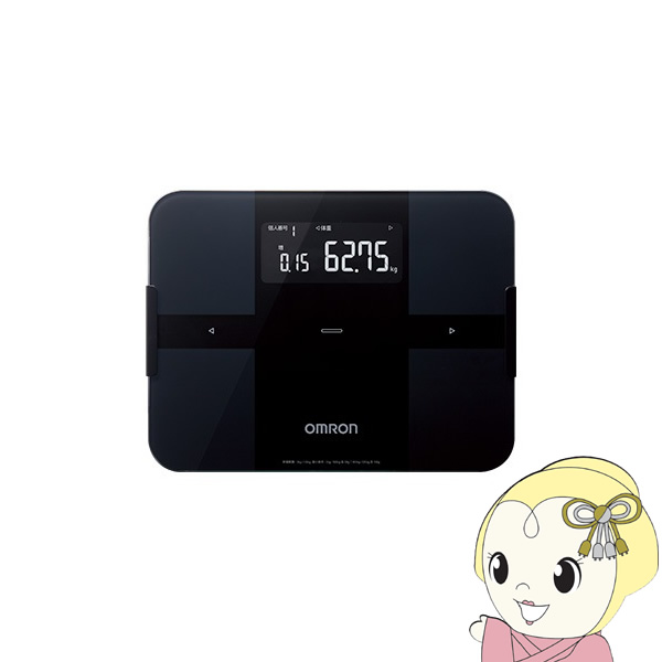 体重体組成計 OMRON オムロン カラダスキャン スマホアプリ/OMRON connect対応 ブラック KRD-608T2-BK