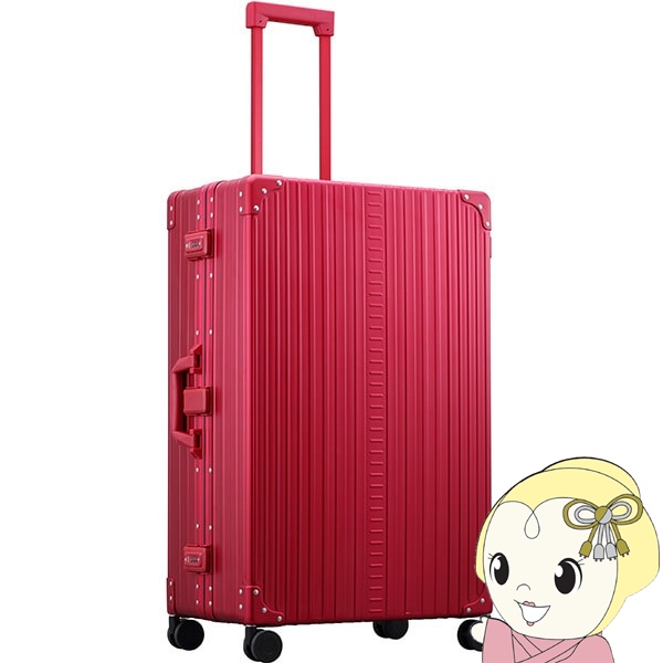 NEO KEEPR ネオキーパー アルミ スーツケース キャリーケース キャリーバッグ フレームタイプ 87L TSAロック 4輪 レッド