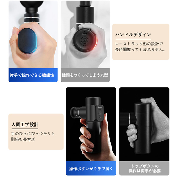 在庫限り　セブンウェイブ WAVEWAVE　FACIAL RELEASE GUN　筋膜リリースガン フェイシャルリリースガン グレー WAVEWAVE003-GY_5
