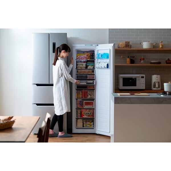 【標準設置込み】冷凍庫 195L 右開き アイリスオーヤマ IRIS OHYAMA ファン式 ホワイト IUSN-20A-W_4