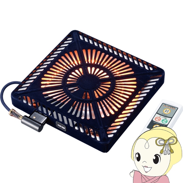 在庫あり　メトロ電気工業　取り替え用こたつヒーターユニット U字形 カーボンヒーター MCU-501EC-KB ファン付き薄型 交換用 500W