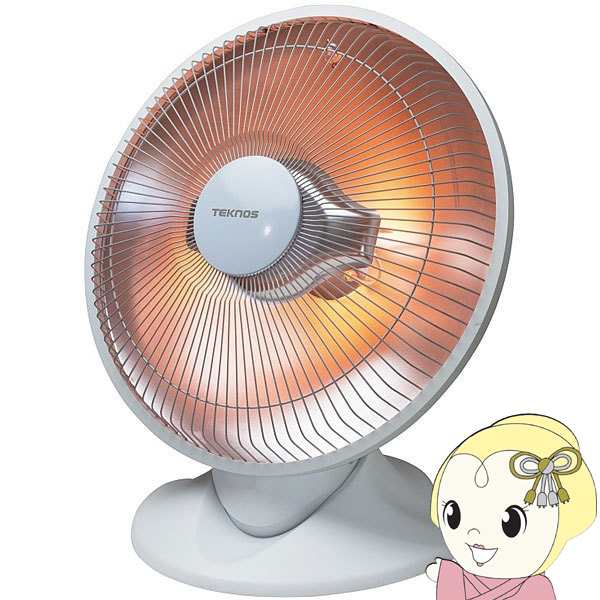 在庫僅少　ハロゲンヒーター テクノス TEKNOS PH-802 パラボラハロゲンヒーター 床置 ホワイト 800W/400Wの通販は