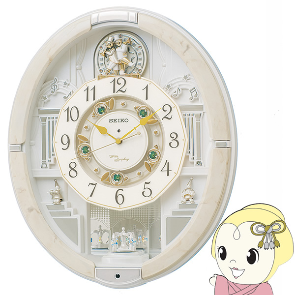 SEIKO セイコー　からくり時計　RE582G 楽天市場】クロック 時計 からくり時計 名入れ 文字入れ