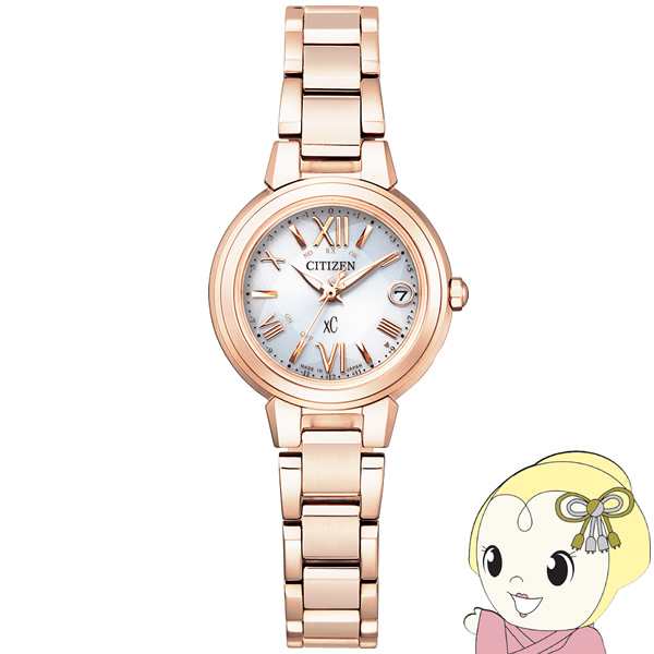 腕時計 クロスシー エコ・ドライブ 電波時計 ES9435-51A レディース ピンクゴールド Citizen シチズンの通販は