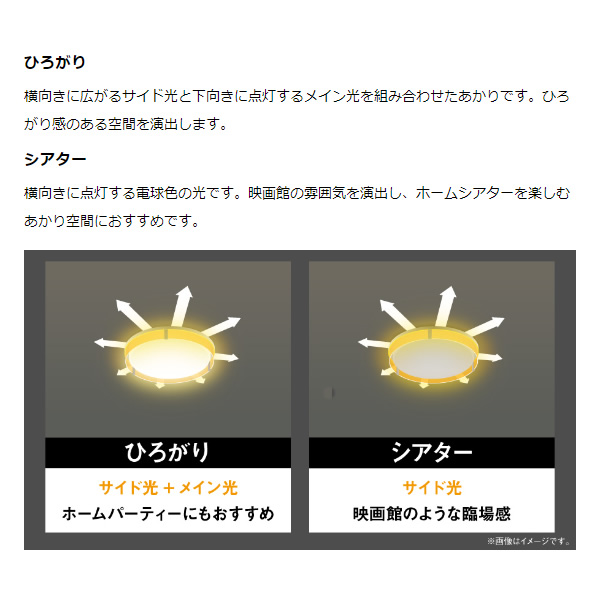 LEDシーリングライト 東芝 8畳 ワイド調色 ルミオ 調光 調色 NLEH08022A-LC_5