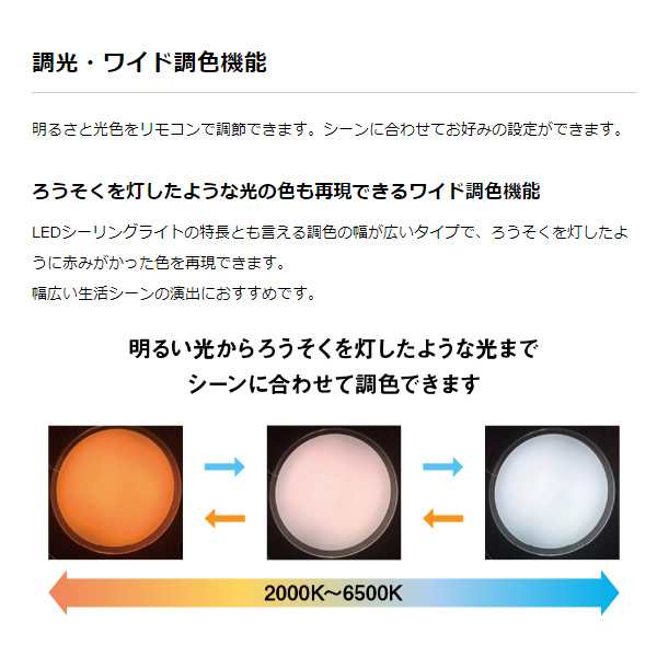 LEDシーリングライト 東芝 14畳 ルミオ ワイド調色 シアター光タイプ ...