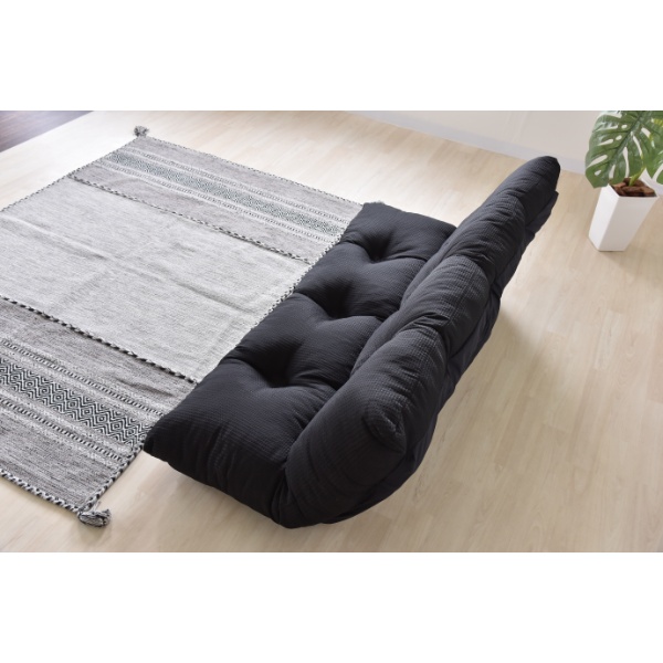 ソファ リクライニングソファ 3人掛け ローソファ 低い ロータイプ リクライニング 撥水加工 ブラック