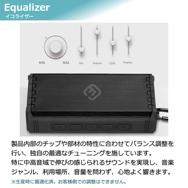Bluetoothスピーカー ワイヤレス 防水 高音質 おしゃれ アウトドア キャンプ 大音量 重低音 FSBTS206HW2 40s FORTIES オレンジレッド_5