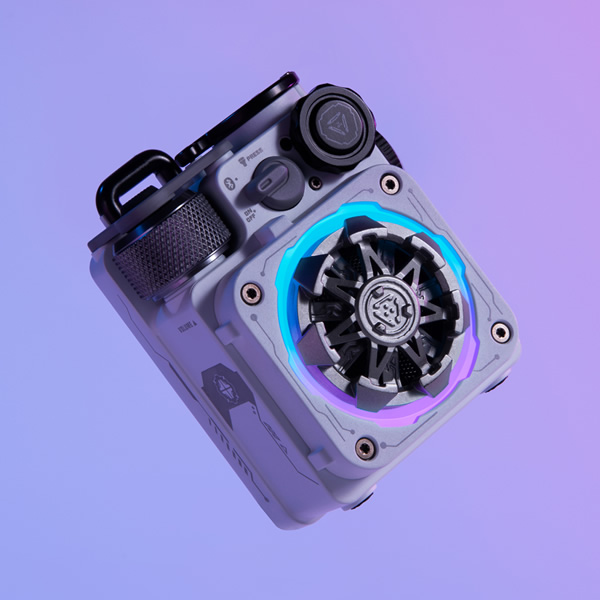 Bluetooth スピーカー Cyber Cube Premium ホワイト MUZEN MW-PVXLI-WHITE
