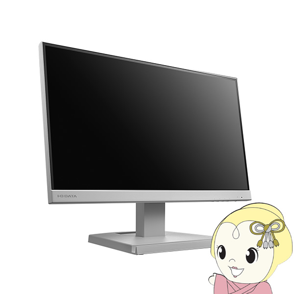 液晶モニタ 21.5型ワイド 可視領域21.45型 3辺フレームレス＆広視野角ADSパネル メーカー5年保証 IOデータ ホワイト LCD-A221DW