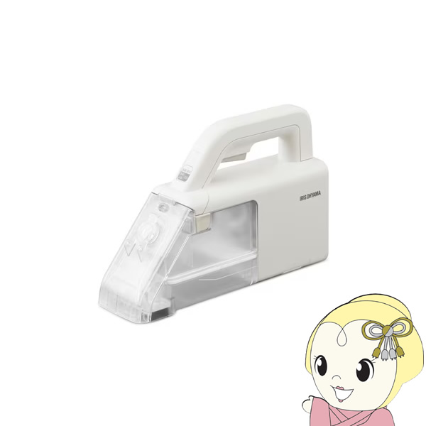 ハンディリンサークリーナー アイリスオーヤマ グレー/ホワイト RNS-B200D-HW
