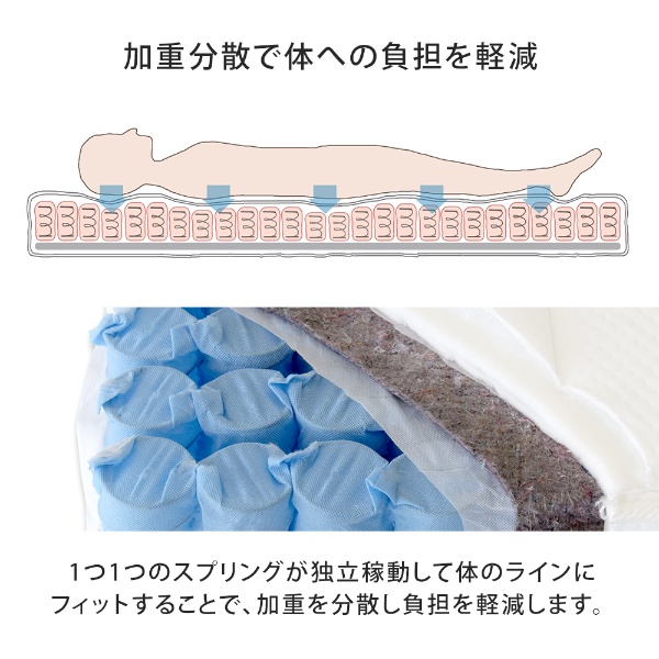 ベッド 棚付チェストベッド 日本製 おしゃれ ヴィンテージナチュラル ダブル マットレス付き_16