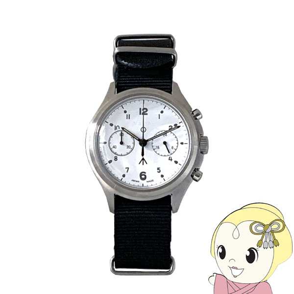 腕時計 NAVAL WATCH Naval military watch British ROYAL Airforce Chronograph TYPE アナログ クロノグラフ MIL.-07SV/WH-BKの通販は