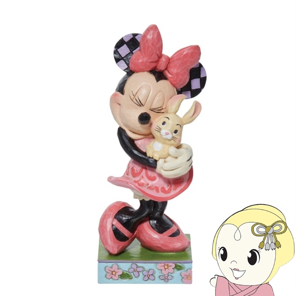 在庫あり　ミニー ホールディング バニー enesco エネスコ Disney Traditions ディズニー・トラディション フィギュア 6011918