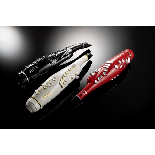 Elesa 赤 電子サックス　ケース付き Elesa 赤 電子サックス ケース付き