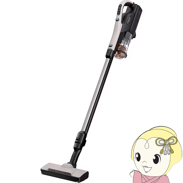 在庫限り　掃除機 日立 サイクロン式コードレススティッククリーナー  パワかるスティック ベージュ PV-BL30L-C 自走式ヘッド LEDライト 日本製の通販は