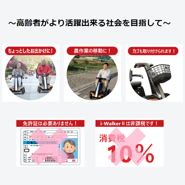 【メーカー直送】電動 シニアカー 電動カート SKJ  i-Walker II  アイーウォーカー2  SGB-002B_2