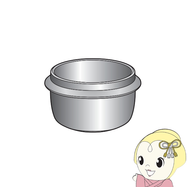 三菱電機 炊飯器用 内釜5.5合炊き M15W59340 内なべ 内ナベ 内ガマ うち釜
