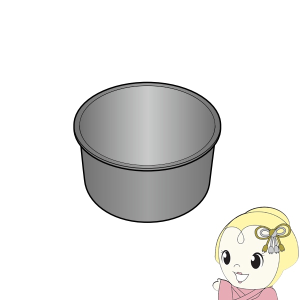 三菱電機 炊飯器用 内釜 3.5合炊き M15X34340 内なべ 内ナベ 内ガマ うち釜