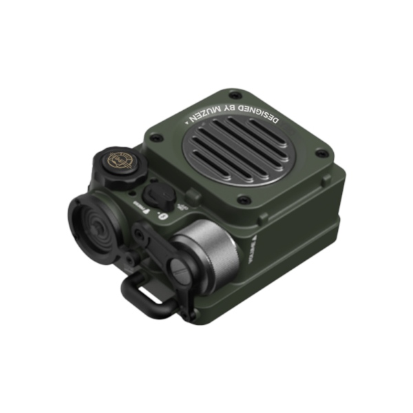 在庫処分　MUZEN Wild Mini 第2世代 Bluetooth スピーカー ポータブルスピーカー ジャングルグリーン MW-PVXI2 Junglegreen_2