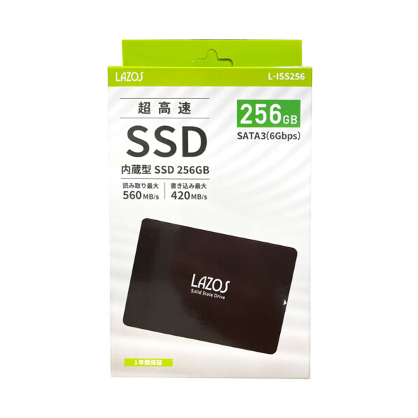 LAZOS 内臓SSD 256GB 2.5インチ SATA3.0 5個セットの通販は