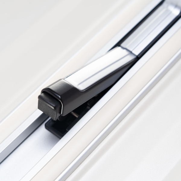 スーツケース フレームタイプ 96L コーラルピンク 前輪ストッパー機能