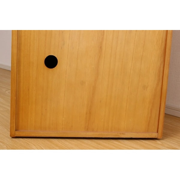 桐製マルチラック 幅45cm ダークブラウン キャスター付きインテリア リビング 家具 和室 洋室 FAX台 電話台 TAN-105-DBRの通販は