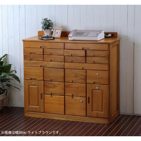 送料無料・新品】天然木【桐】引出いっぱい☆マルチキャビネット