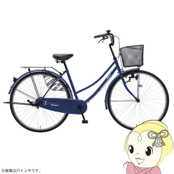 自転車 26インチ サムライブルー 軽快車 シティサイクル ママチャリ 軽快26 LEDオートライト 美和商事  LADY260BKAT-RBUの通販はau PAY マーケット - ぎおん | au PAY マーケット－通販サイト