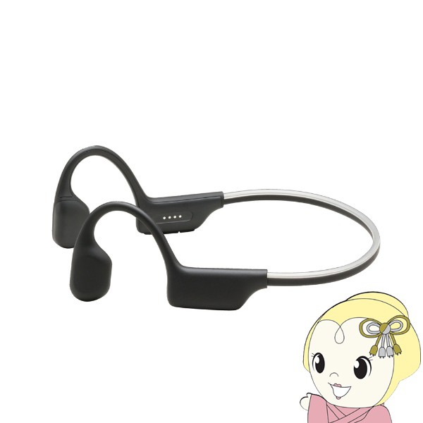 Bluetooth機能付 骨伝導イヤホン ワイヤレス たのしいかいしゃ SKULL RESOUND TA-SR1 インディアンブラックの通販は