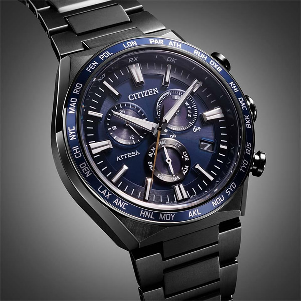 CITIZEN（シチズン） 腕時計 アテッサ ACT Line ブラックチタンシリーズ エコ・ドライブ電波時計 CB5967-66L_5