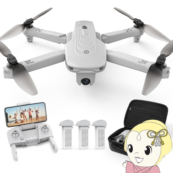 Holy Stone ドローン GPS搭載 折り畳み式 4Kカメラ付 グレー HS175の通販は