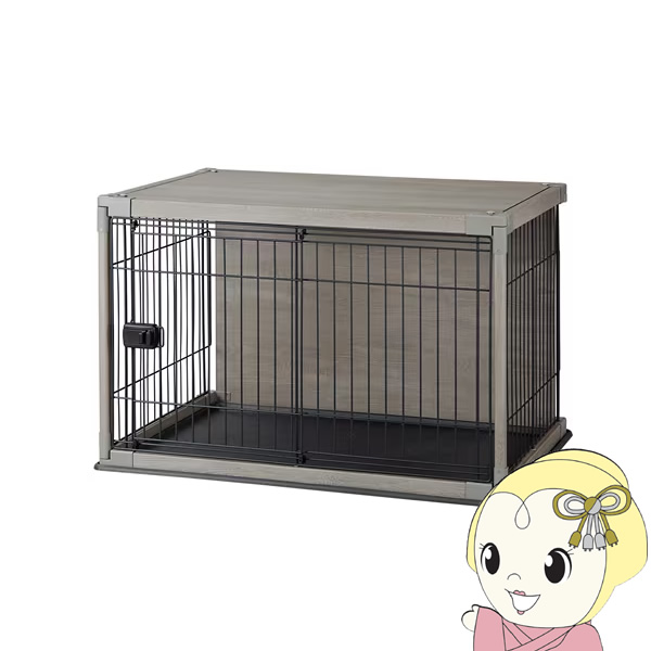 アイリスオーヤマ 犬用 インテリアウッディサークル アッシュグレーの通販は 15,366円