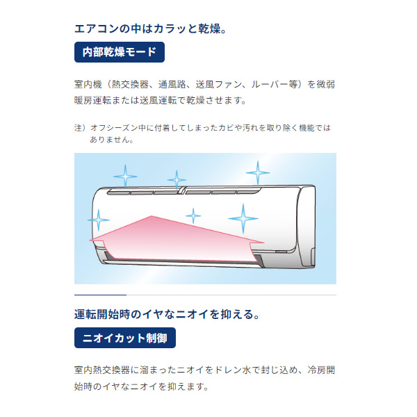 エアコン 6畳 コロナ ルームエアコン ReLaLa リララ Bシリーズ 単相100V 2.2kW ホワイト CSH-B22CR-W